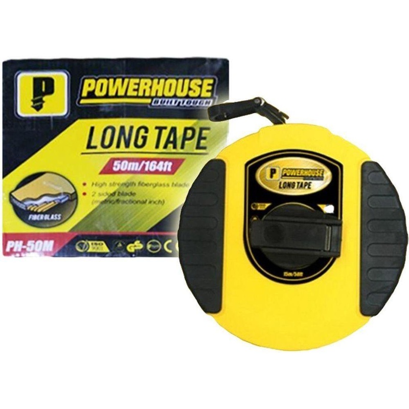 Powerhouse Fiberglass Long Tape Measure