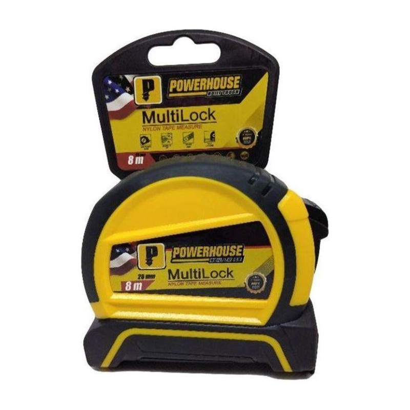 Powerhouse Multi-Lock Nylon Tape Measure