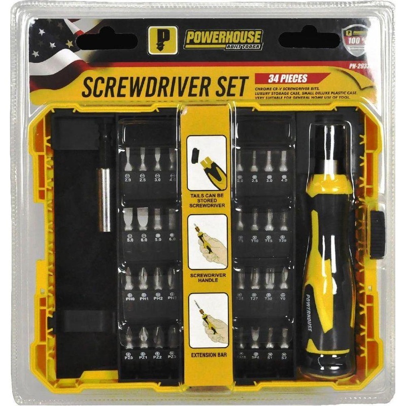 Powerhouse PH-2932D Multi-Bit Screwdriver Set