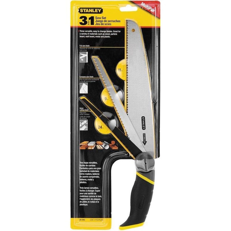Stanley 20-092 3-in-1 Hand Saw Set