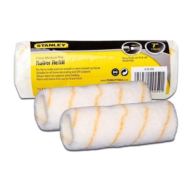 Stanley 29-259 Paint Roller Refill 7"(Medium Pile)