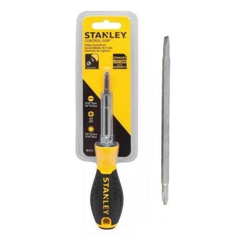 Stanley 65-201 2-Way Multibit Cushion Grip Screwdriver