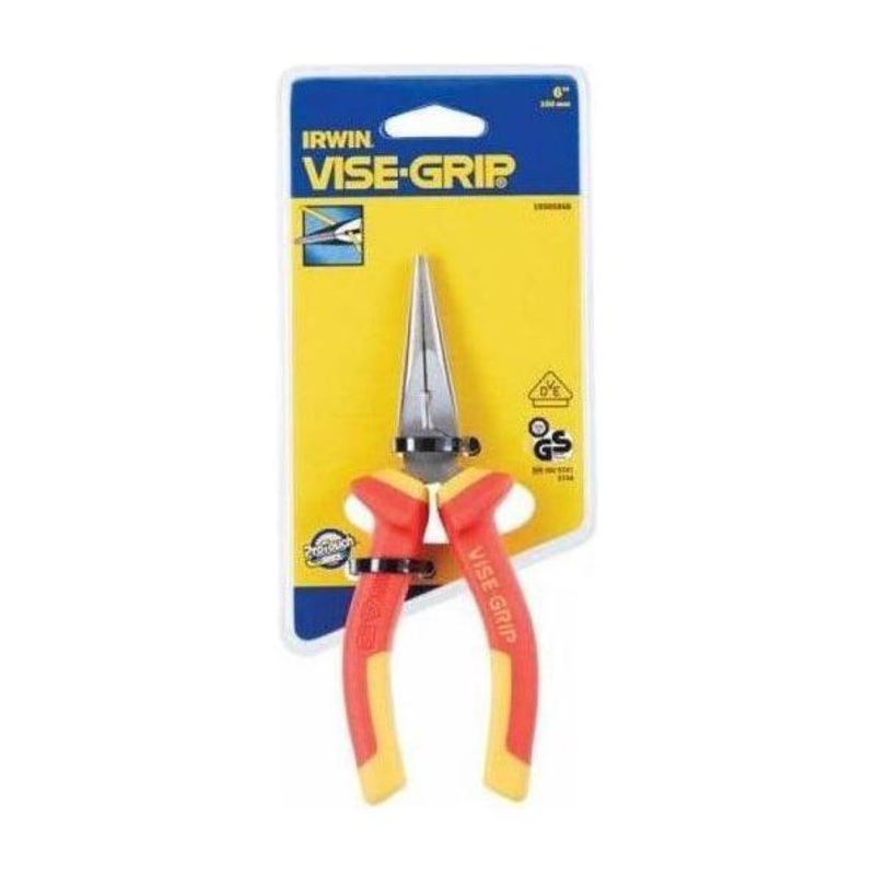 Irwin VDE Insulated Long Nose Pliers (AC 1000V)