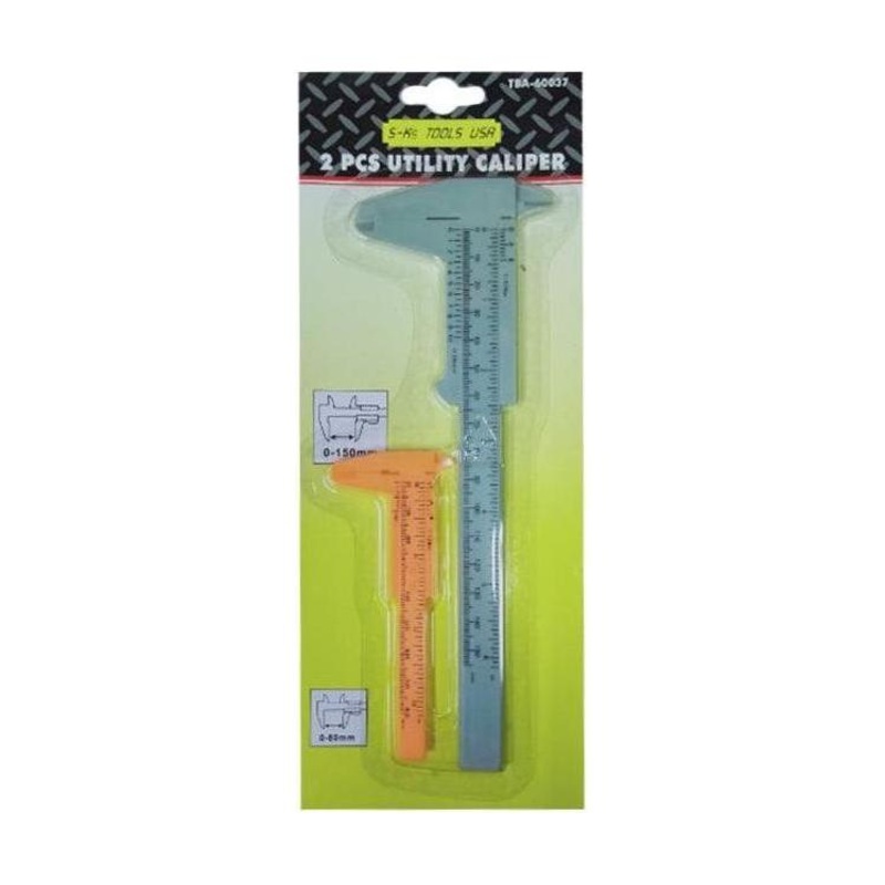 S-Ks Tools TBA-60037 (2pcs) Utility PVC Caliper