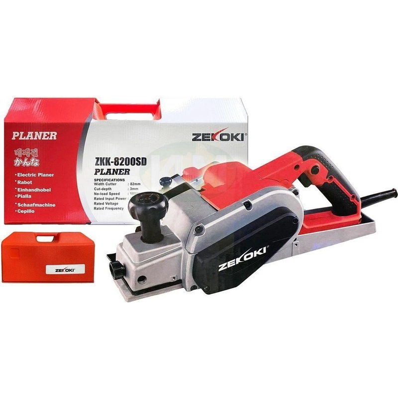Zekoki ZKK-8200SD Wood Planer with Case 3-1/4" 750W