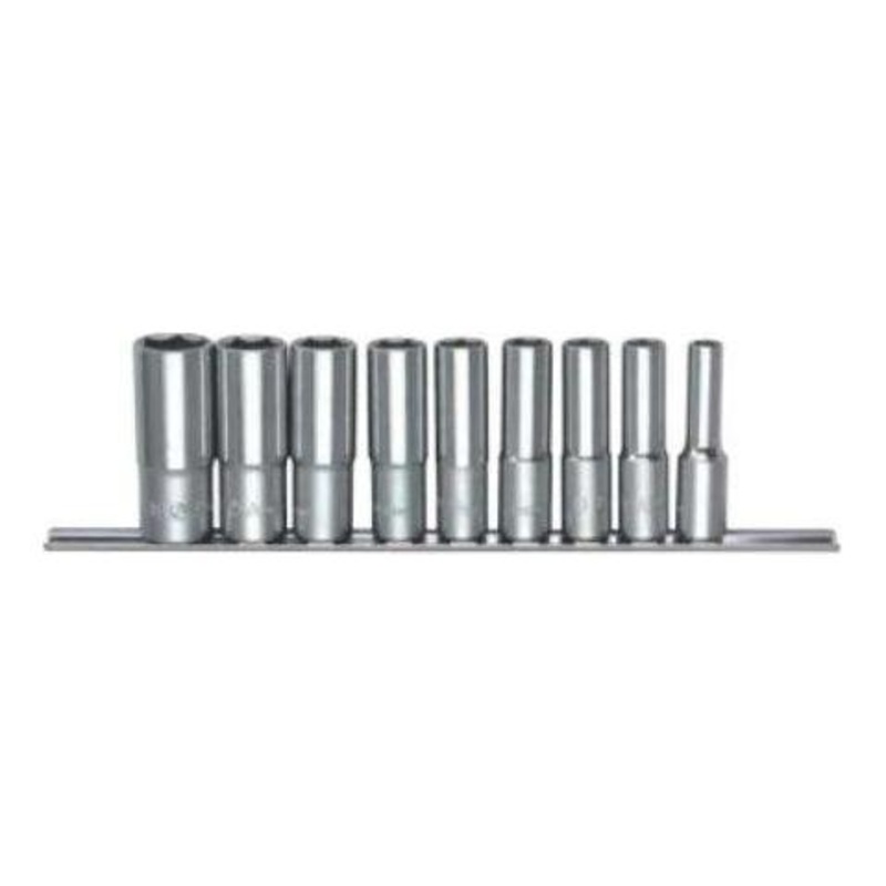 Hans 3609-2AD 3/8" Drive 9pcs Deep Socket Wrench Set