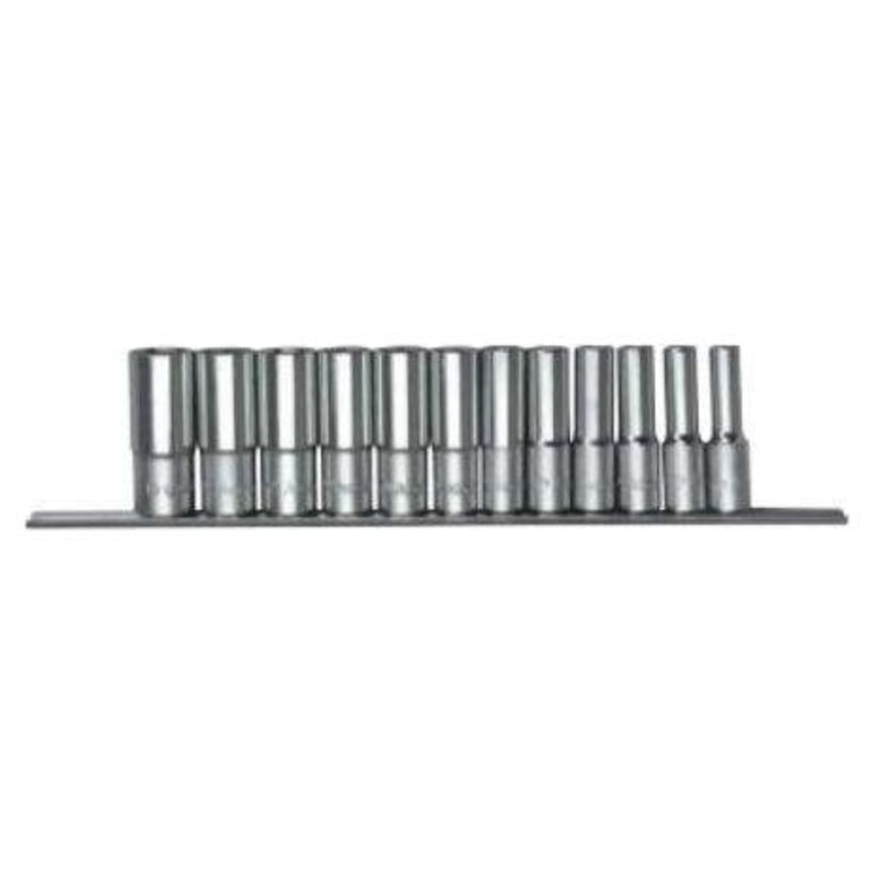 Hans 3613-2MD 3/8" Drive 13pcs Deep Socket Wrench Set 12pts