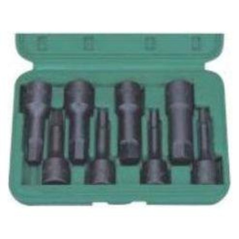 Hans 46016 1/2" Drive 8pcs. Hex Bit Impact Socket Wrench Set