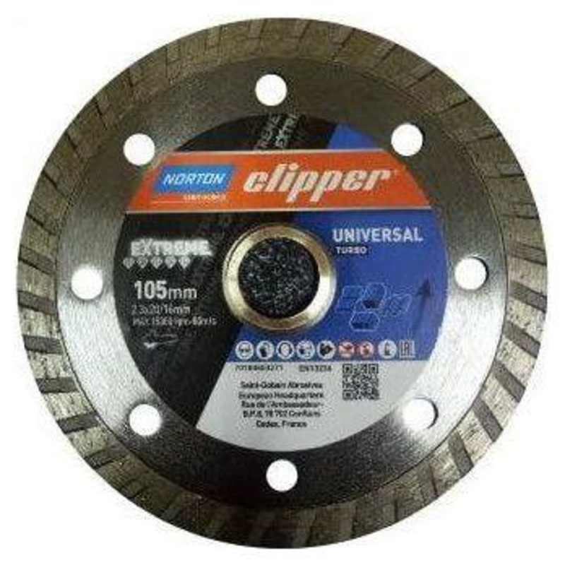 Norton Clipper Extreme Diamond Cut Off Disc 4" [Universal Turbo]