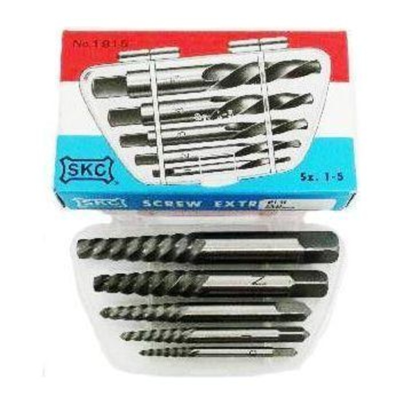 SKC ET-5V Screw Exctractor Set