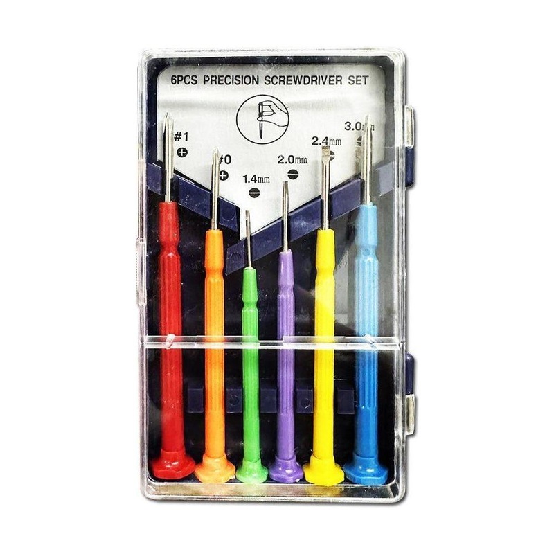 Topmax TPD-30008 6pcs Precision Screwdriver Set (Colored)