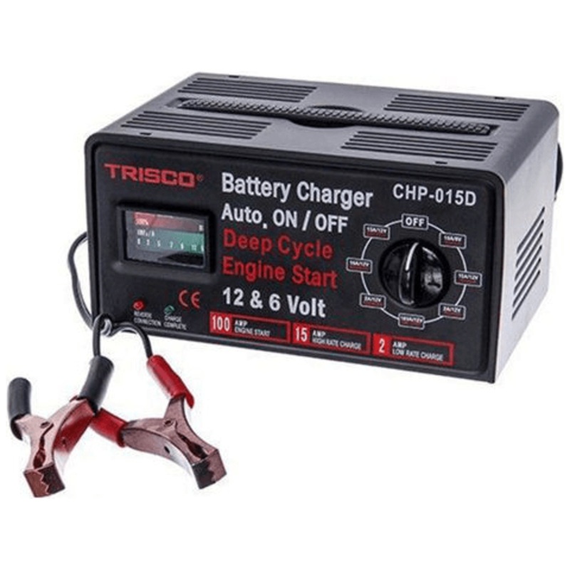 Trisco CHP-015D Car Battery Charger 15A 6/12V
