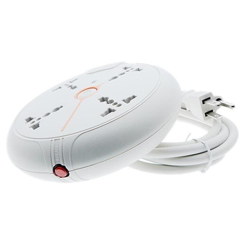 Omni WEU-004 Universal Disc Extension Cord 4-Gang with Switch