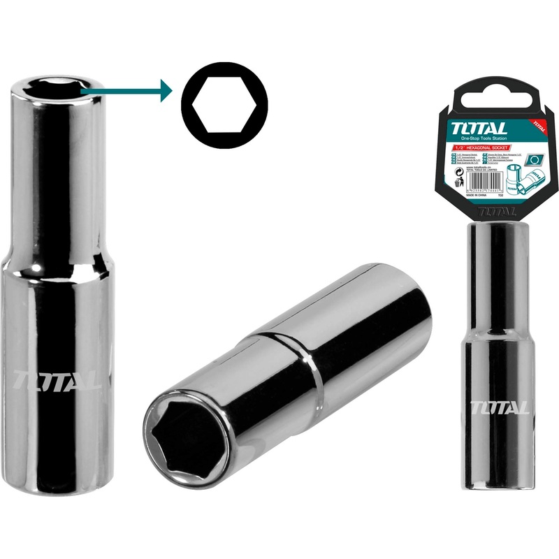 Total 1/2" Dr. Deep Socket Wrench 6pts