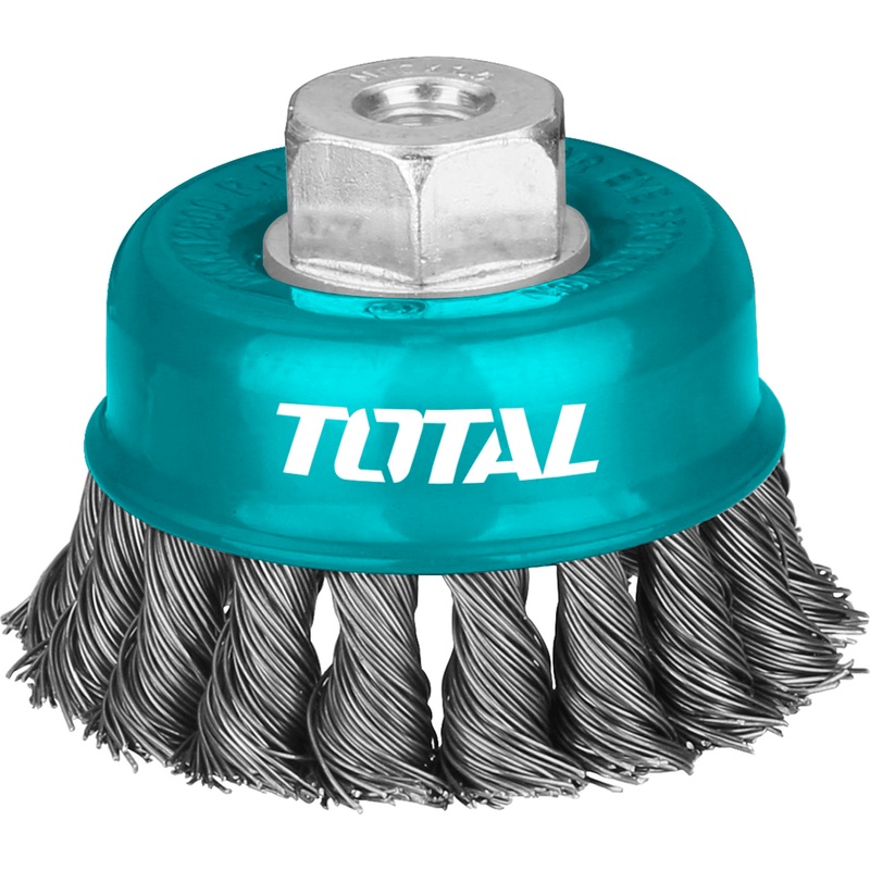 Total TAC32031.2 Wire Cup Brush Twisted Type (75mm)