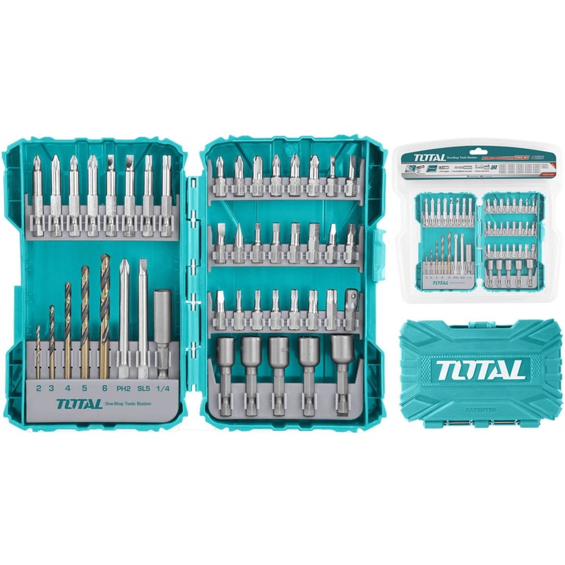 Total TACSDL24501 45pcs Torsion Screwdriver Bit Set