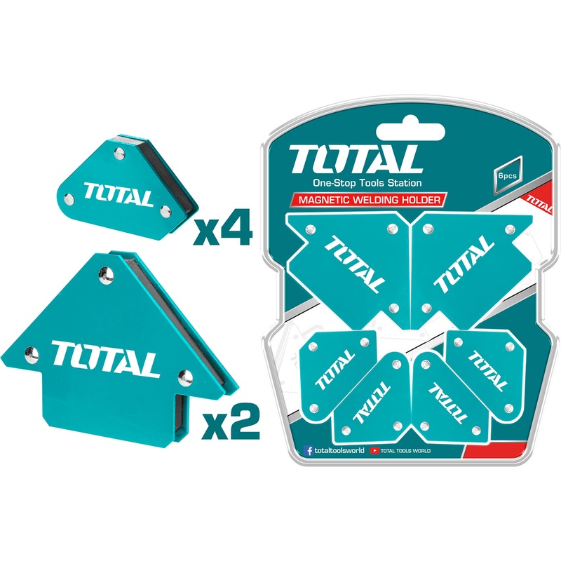 Total TAMWH6002 Magnetic Welding Holder Set / Welding Magnet Set
