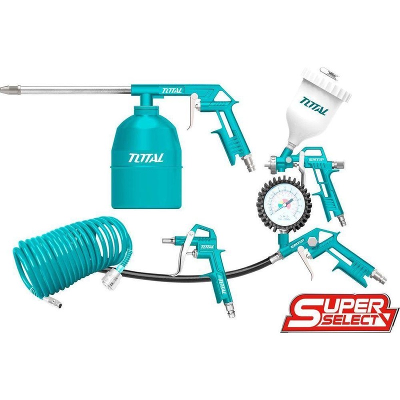 Total TATK053-3 5pcs Pneumatic / Air Tool Set