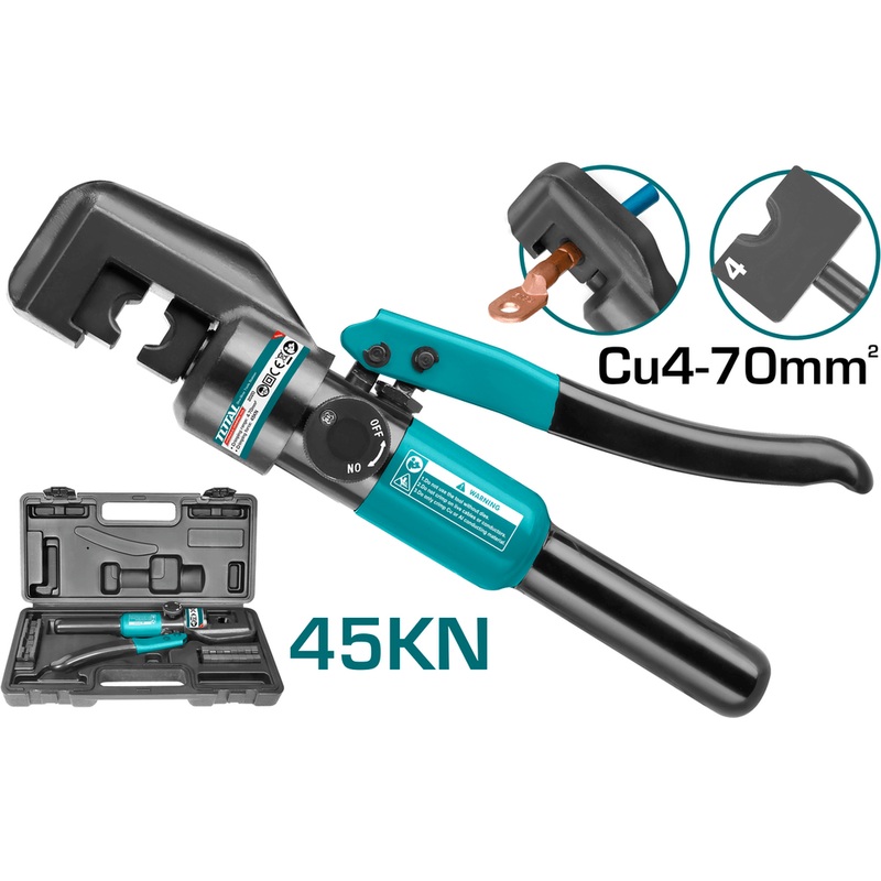 Total THCT070 Hydraulic Crimping Tool Set