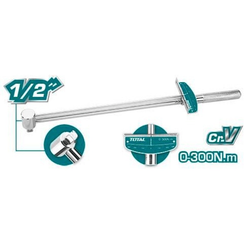Total THPTW300N2 Torque Wrench 1/2" Drive