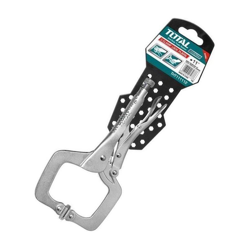 Total THT111112 Vise Grip C-Clamp Lock Wrench Plier 11" (THT111113)