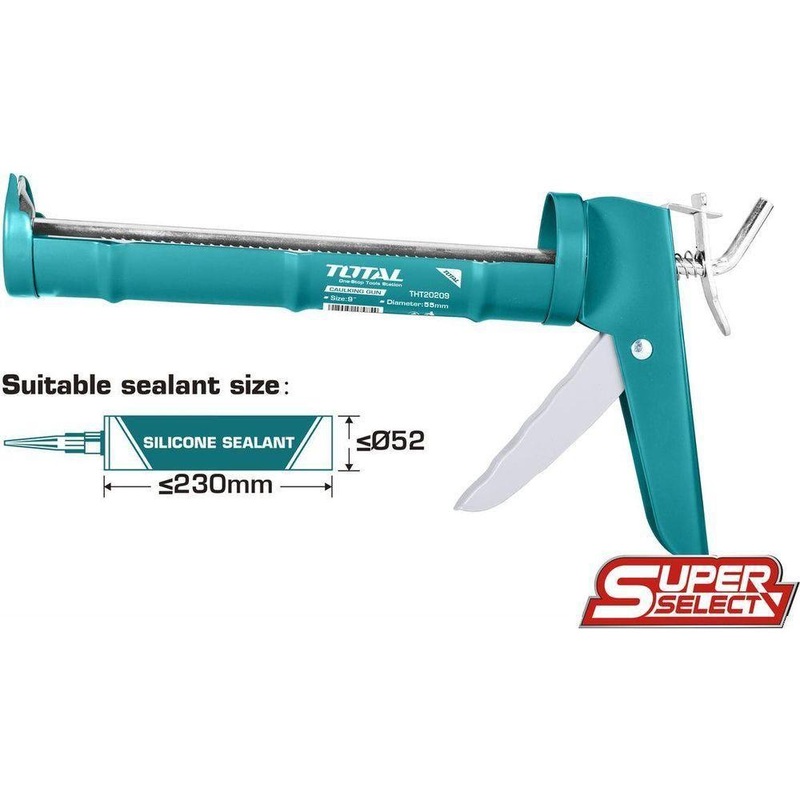 Total THT20209 Caulking Gun 9" (SS)