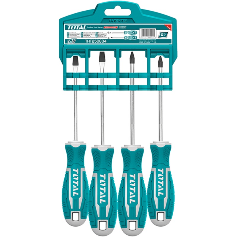 Total THT250604 4pcs Screwdriver Set