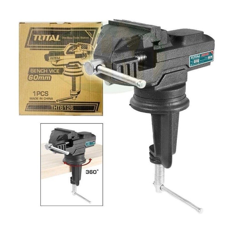 Total THT6126 Table Bench Vise 60mm