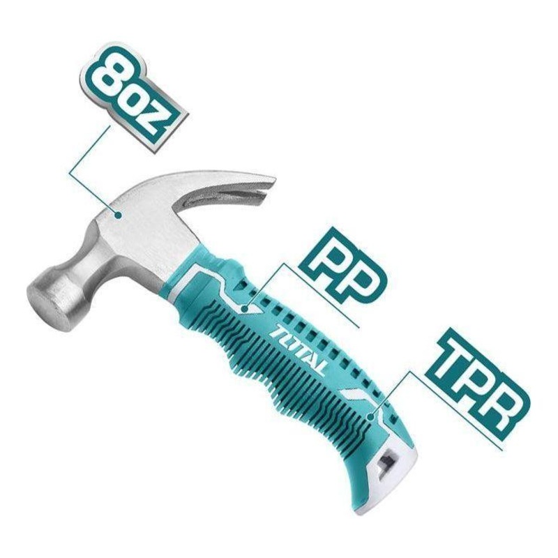Total THTM7386D Mini Claw Hammer
