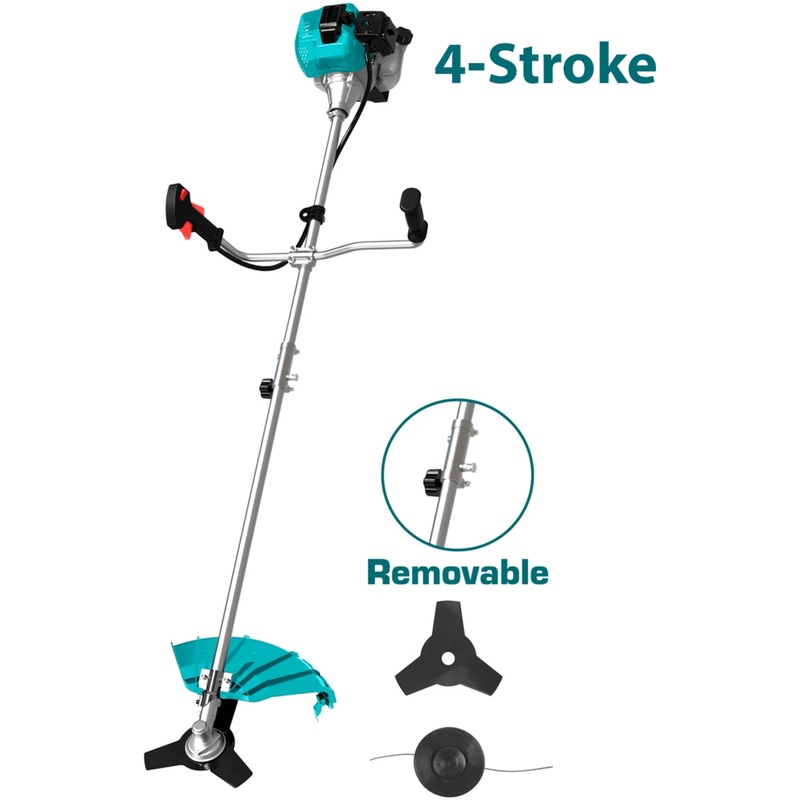 Total TP53144141 4-Stroke Grass Cutter / Brush cutter (1.1HP)