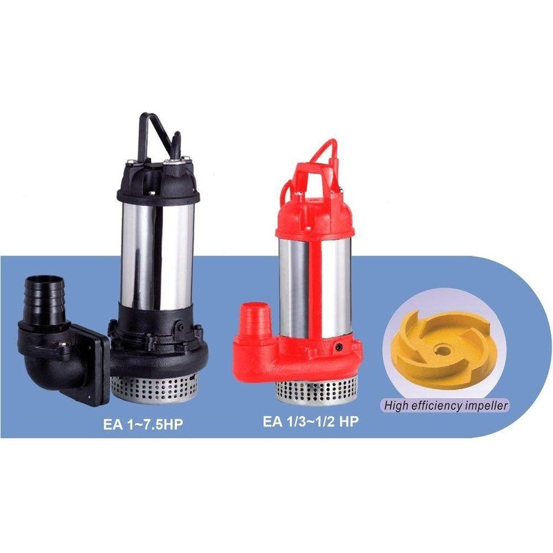 Evergush Submersible Waste Water Pump (Dirty Water)