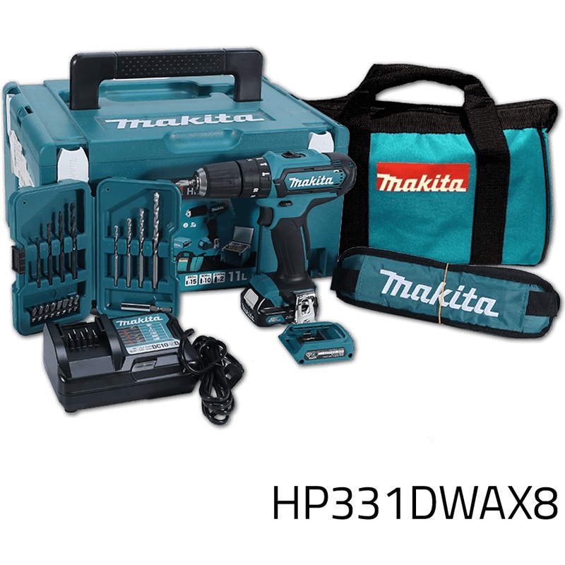 Makita HP331DWAX8 12V Cordless Hammer Drill (CXT-Series)
