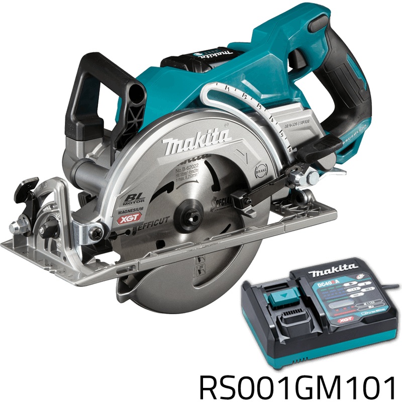 Makita RS001GM101 40V Cordless Circular Saw (Rear Handle) XGT