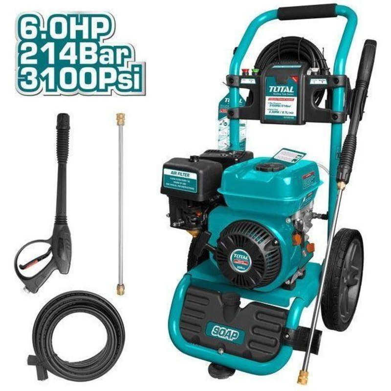 Total TGT250105 6HP Gasoline Engine Pressure Washer 3100psi