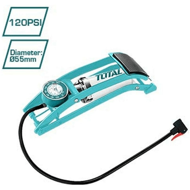 Total TMPP5511 Bicycle Foot Air Pump