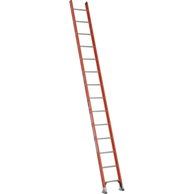 Werner Fiberglass Single Ladder
