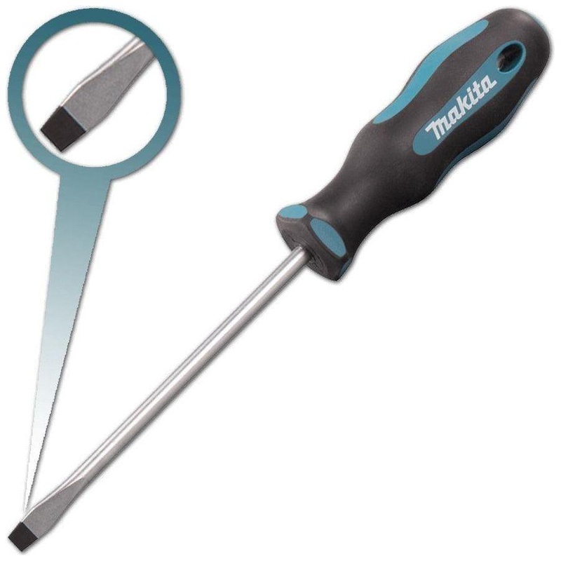 Makita Flat Screwdriver (Round Shaft)