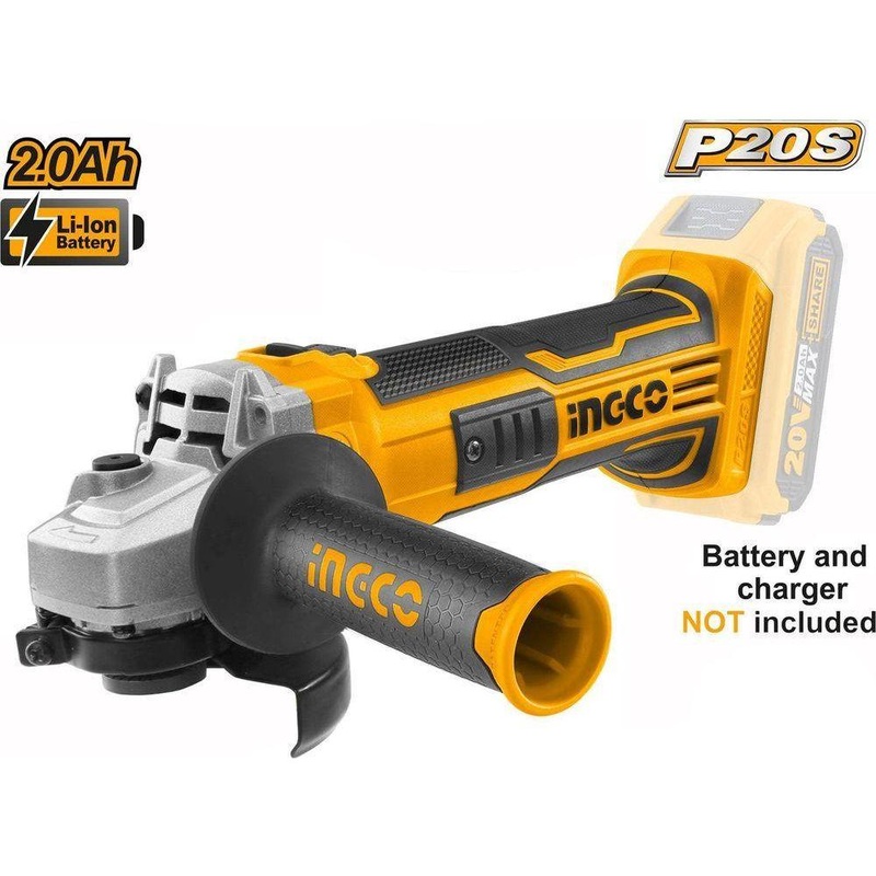 Ingco CAGLI1001 20V Cordless Li-Ion Grinder 20V