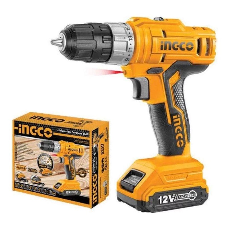Ingco CDLI1221 20V Cordless Li-Ion Cordless Drill