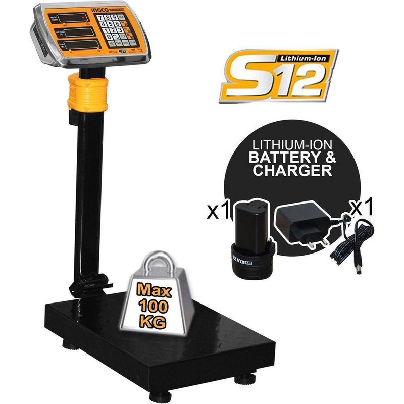 Ingco CES1245 12V Cordless Weighing Scale 12V