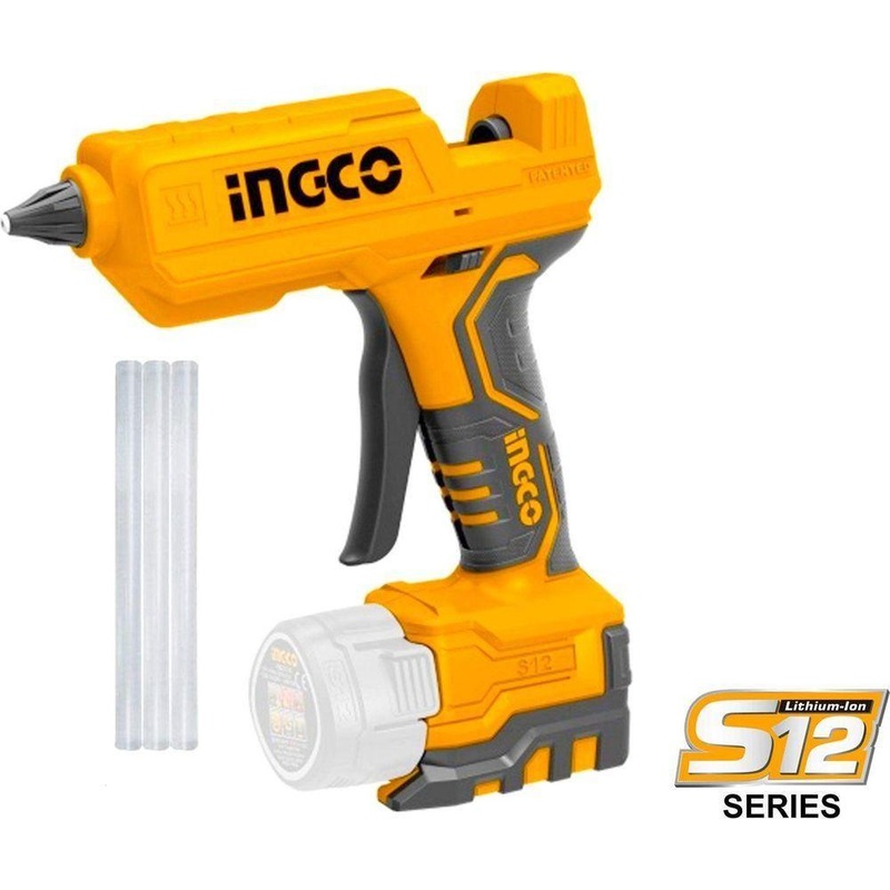 Ingco CGGLI1201 12V Cordless Li-Ion Glue Gun