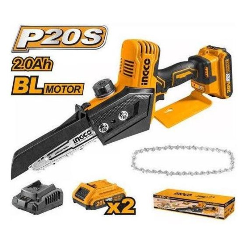 Ingco CGSLI20682 20V Cordless Li-Ion Mini Saw 20V