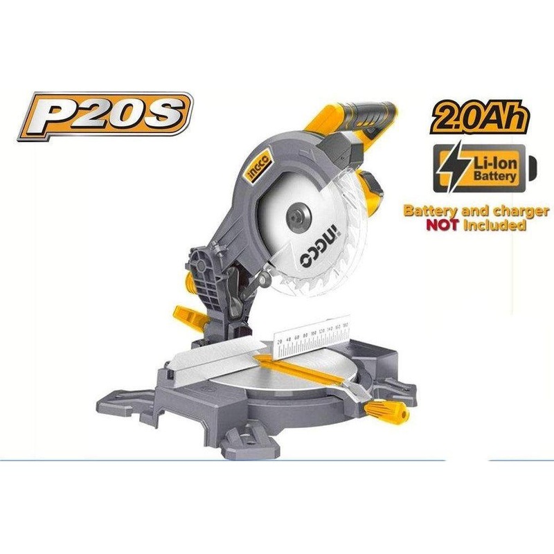 Ingco CMS2001 20V Cordless Li-Ion Mitre Saw 20V