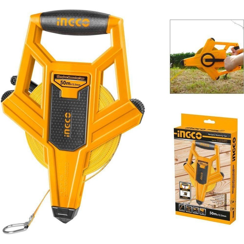Ingco Fiberglass Measuring Tape (Open Reel)