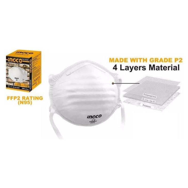Ingco HDM01 Dust Mask (N95)