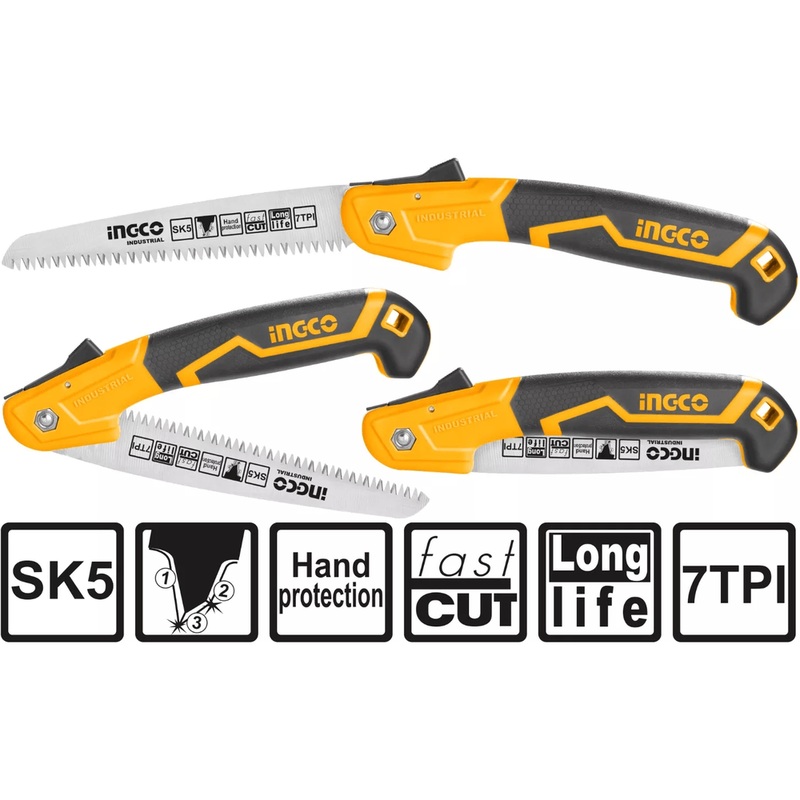 Ingco HFSW18028C Folding Saw 7"