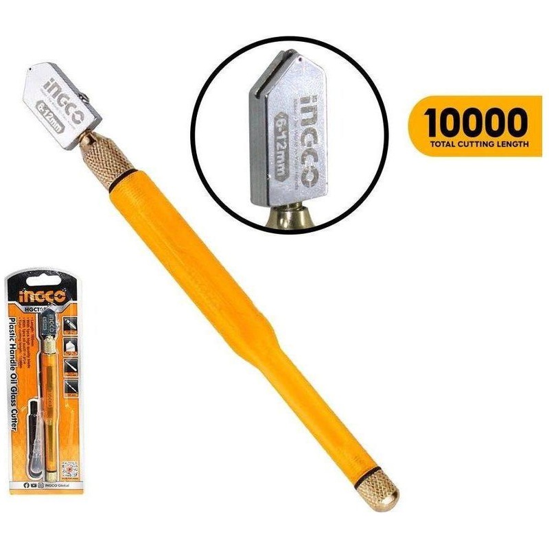Ingco HGCT05 Plastic Handle Oil Glass Cutter