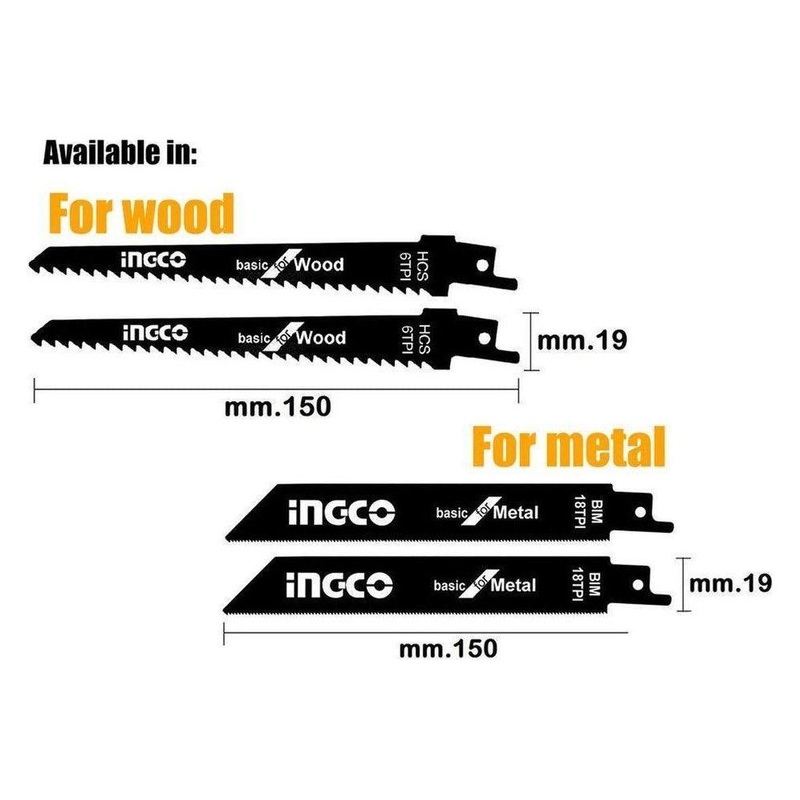Ingco Reciprocating Saw Blade
