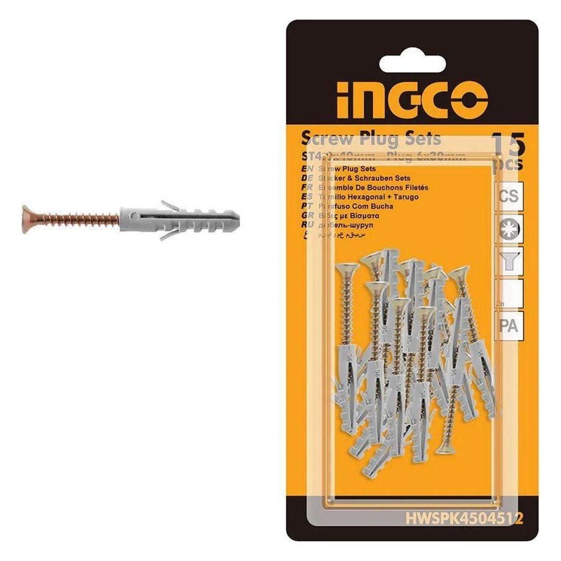 Ingco Screw Plug Sets (Tox)