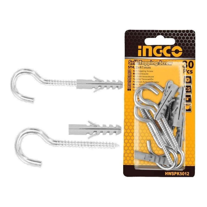 Ingco Screw Plug Sets w/ Hook (Tox)